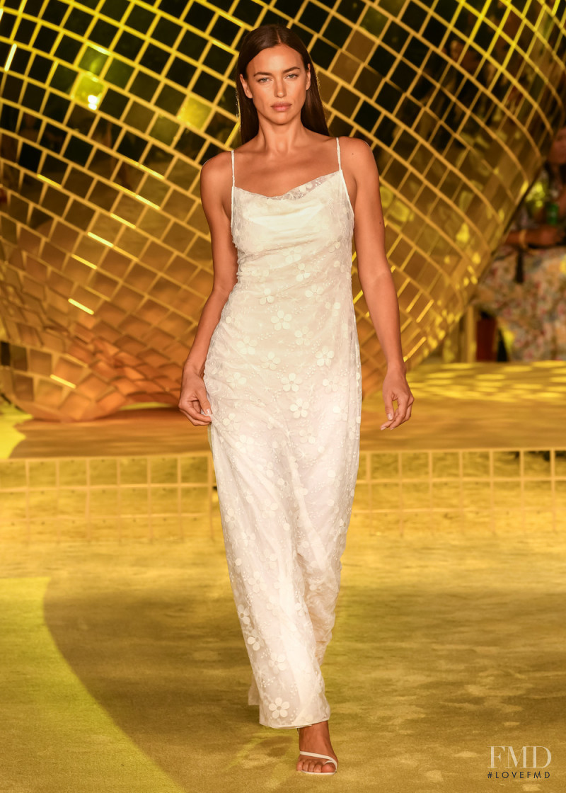 Irina Shayk featured in  the Staud fashion show for Spring/Summer 2022