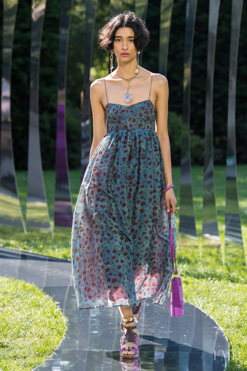Marsella Vazquez Rea featured in  the Ulla Johnson fashion show for Spring/Summer 2022