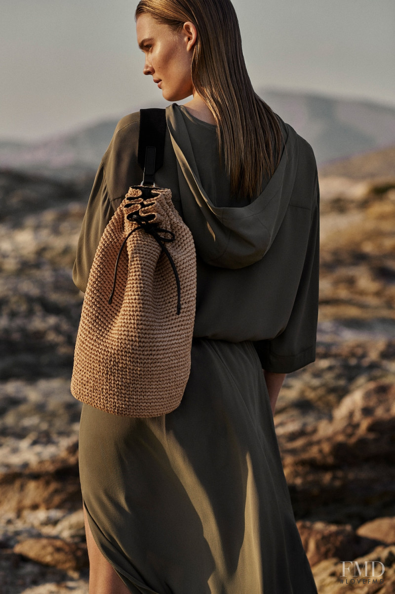 Elsemarie Riis featured in  the Massimo Dutti Natural Elements  lookbook for Summer 2021