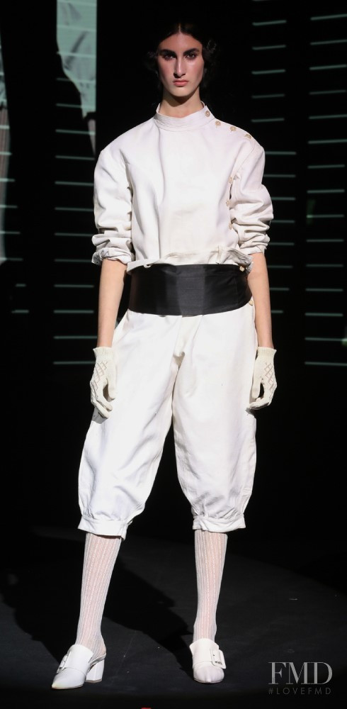Cecile Canepa featured in  the Valdez Shoes fashion show for Spring/Summer 2019
