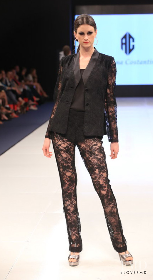 Cecile Canepa featured in  the Adriana Constantini fashion show for Autumn/Winter 2015