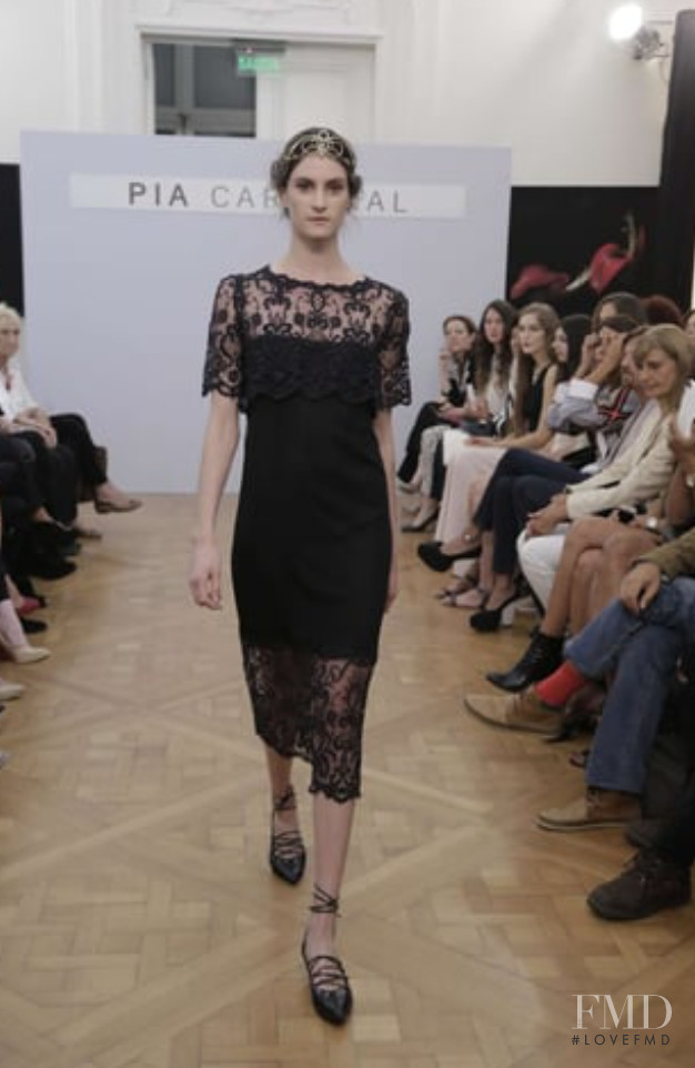 Cecile Canepa featured in  the Pia Carregal fashion show for Autumn/Winter 2016