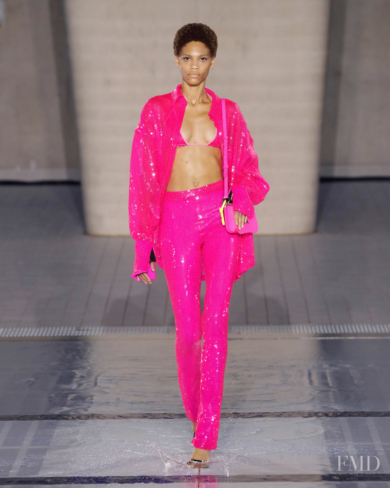 Minnie Warren featured in  the David Koma fashion show for Spring/Summer 2022