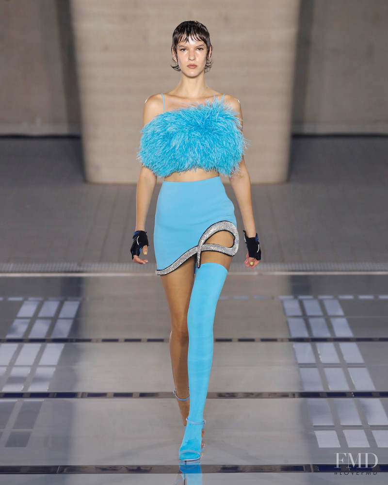 Romi Peled featured in  the David Koma fashion show for Spring/Summer 2022