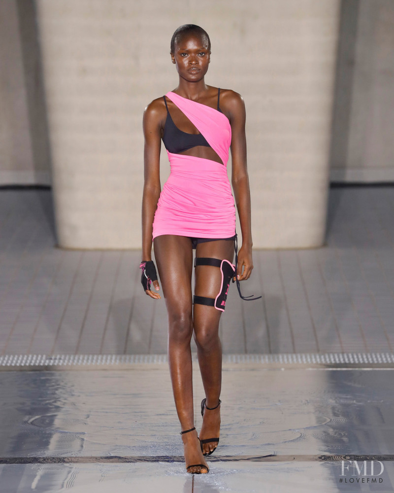 Oluwatosin Olajire featured in  the David Koma fashion show for Spring/Summer 2022