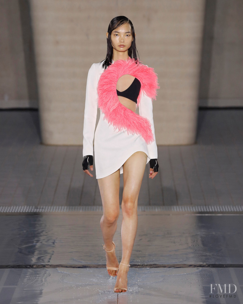 Ling Ling Chen featured in  the David Koma fashion show for Spring/Summer 2022