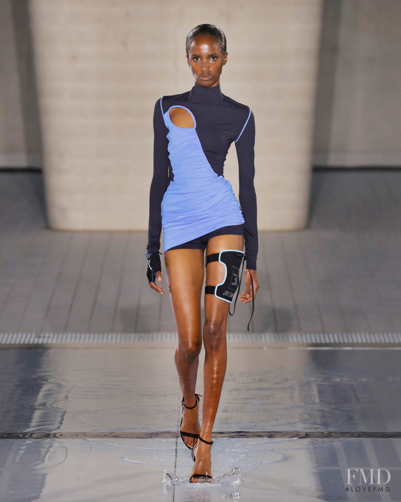Bibi Abdulkadir featured in  the David Koma fashion show for Spring/Summer 2022