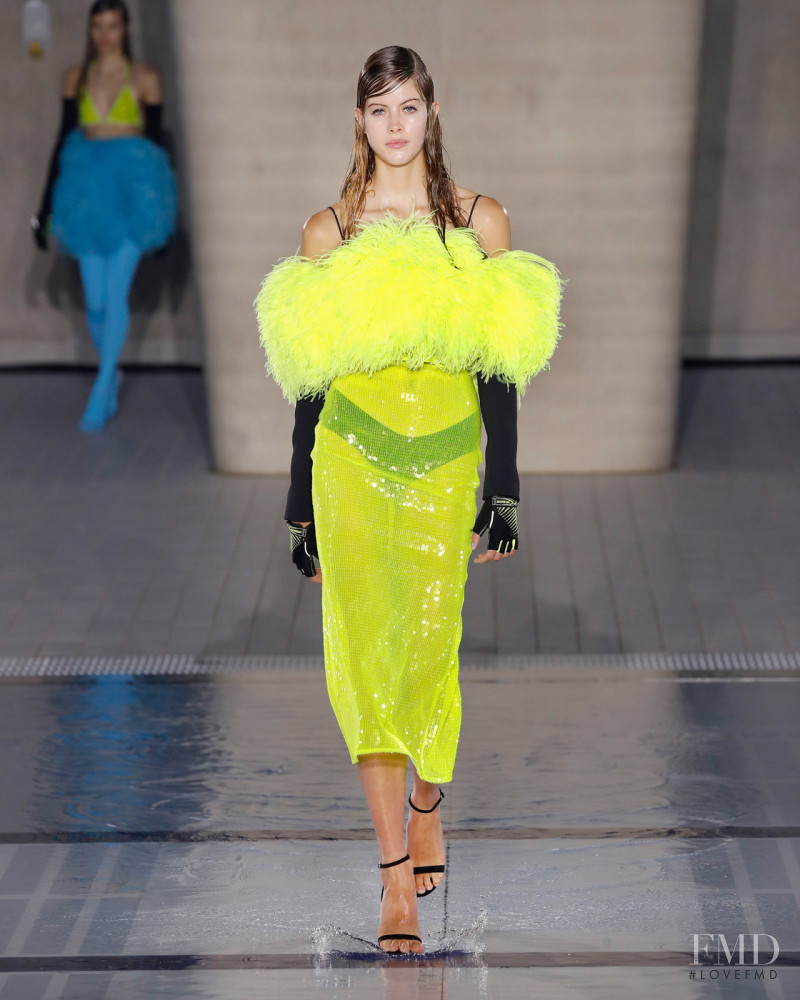 Bara Podzimkova featured in  the David Koma fashion show for Spring/Summer 2022