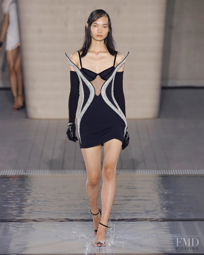 Ling Ling Chen featured in  the David Koma fashion show for Spring/Summer 2022