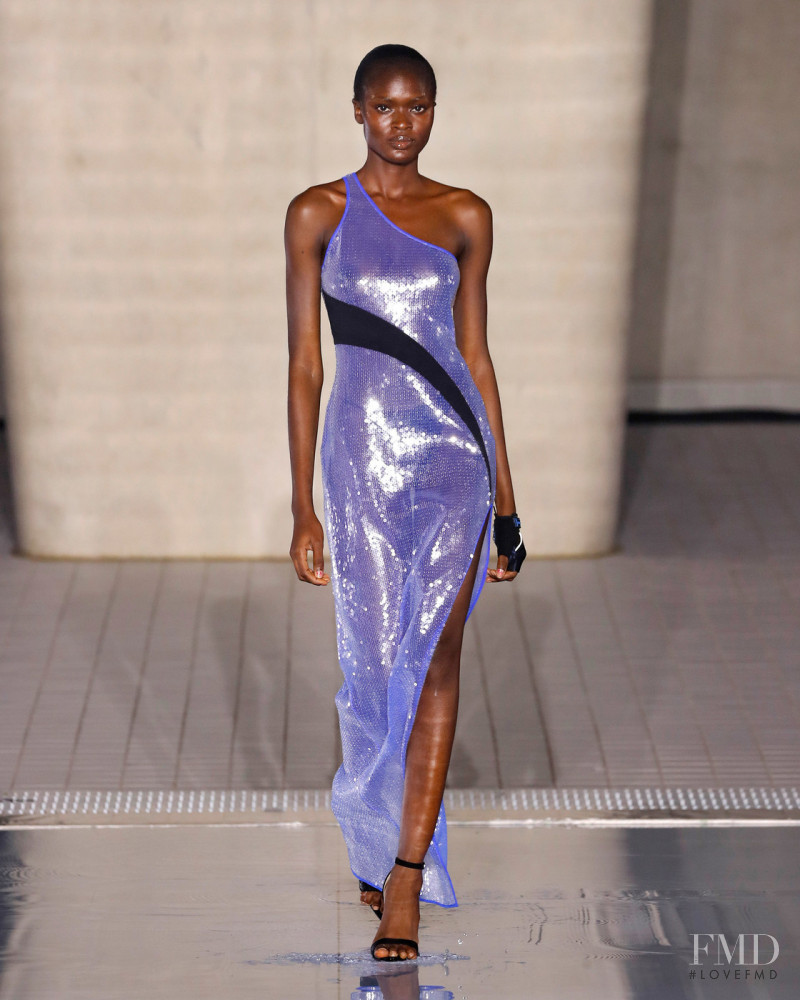 Oluwatosin Olajire featured in  the David Koma fashion show for Spring/Summer 2022