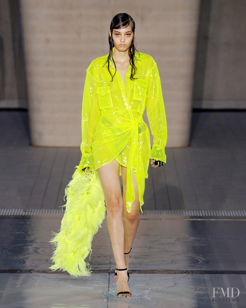 Wissem Morel-Omari featured in  the David Koma fashion show for Spring/Summer 2022