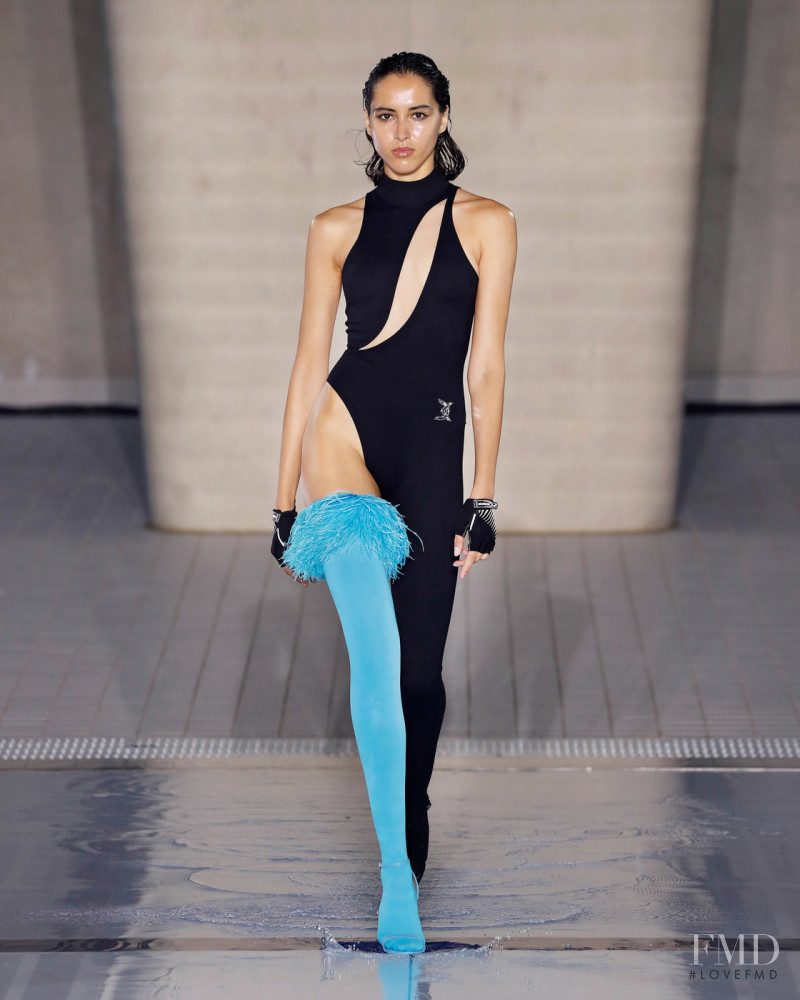 Gia Lupey featured in  the David Koma fashion show for Spring/Summer 2022