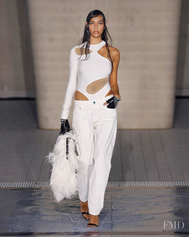 Nour Rizk featured in  the David Koma fashion show for Spring/Summer 2022