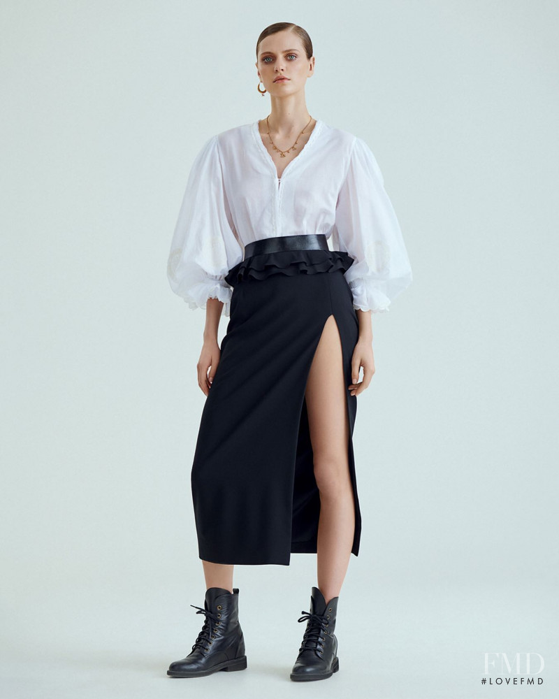 Natalia Bulycheva featured in  the Ulyana Sergeenko lookbook for Spring/Summer 2020