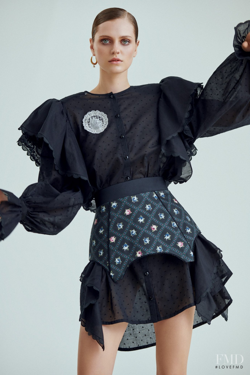 Natalia Bulycheva featured in  the Ulyana Sergeenko lookbook for Spring/Summer 2020