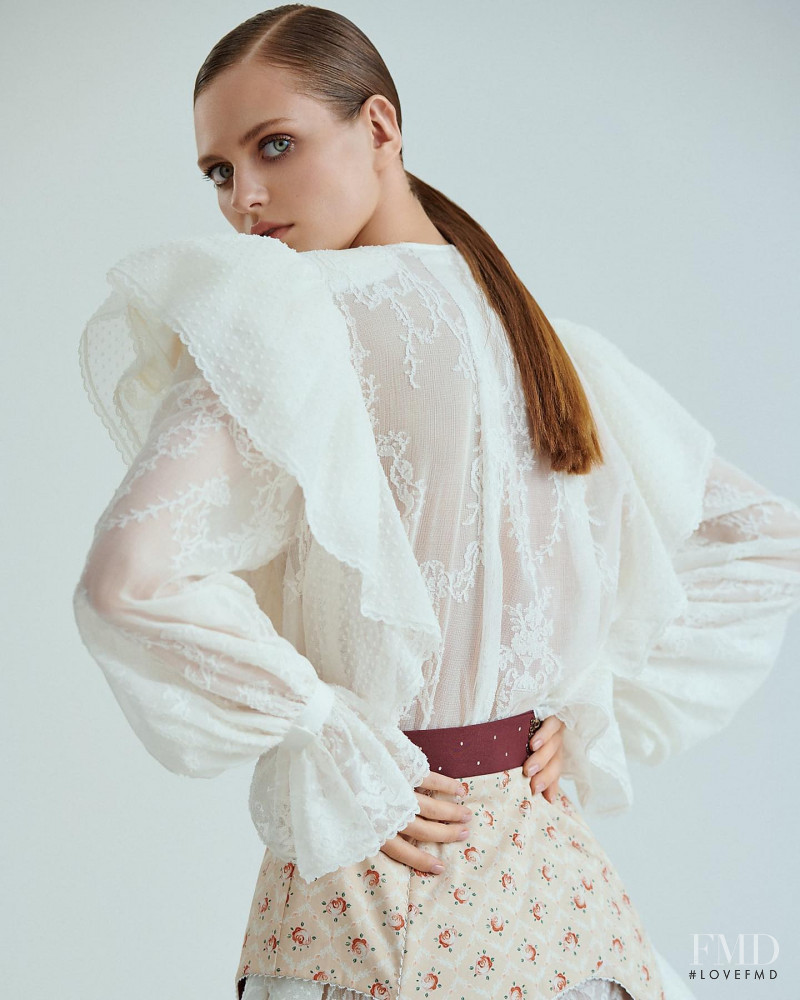 Natalia Bulycheva featured in  the Ulyana Sergeenko lookbook for Spring/Summer 2020