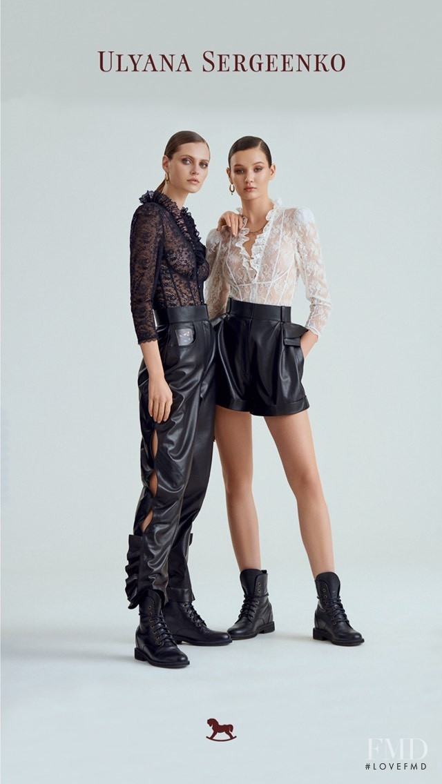 Natalia Bulycheva featured in  the Ulyana Sergeenko lookbook for Spring/Summer 2020