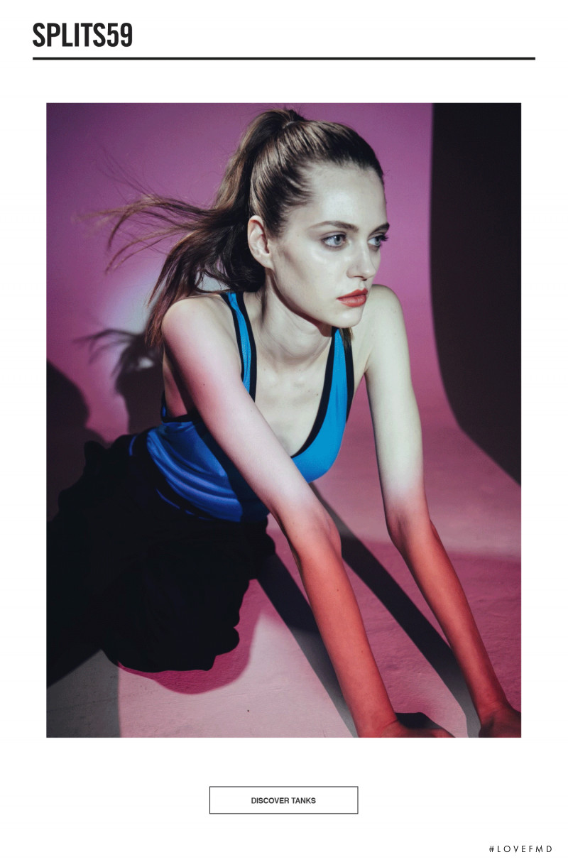Natalia Bulycheva featured in  the Splits59 catalogue for Spring/Summer 2021