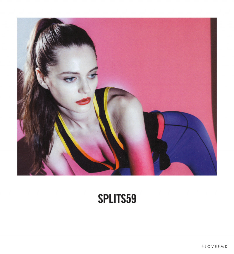 Natalia Bulycheva featured in  the Splits59 catalogue for Spring/Summer 2021