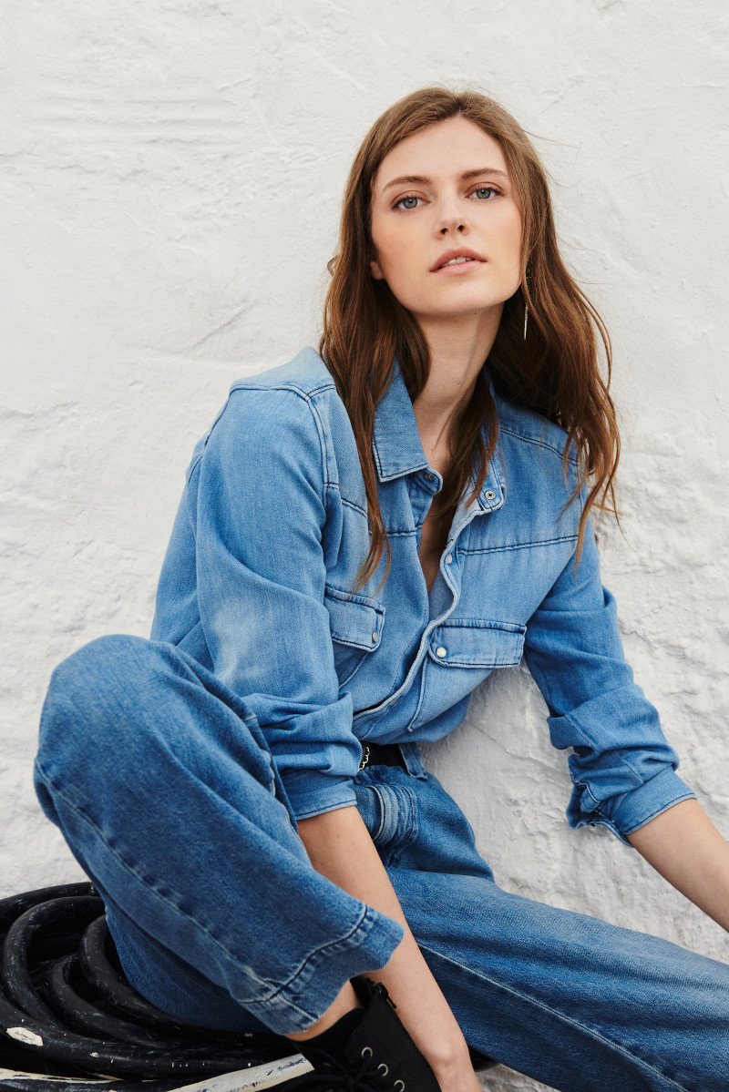 Natalia Bulycheva featured in  the ba&sh catalogue for Spring/Summer 2021