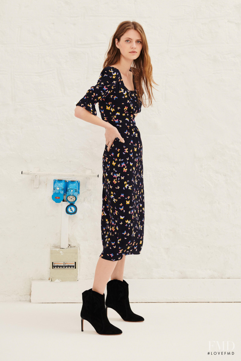 Natalia Bulycheva featured in  the ba&sh catalogue for Spring/Summer 2021