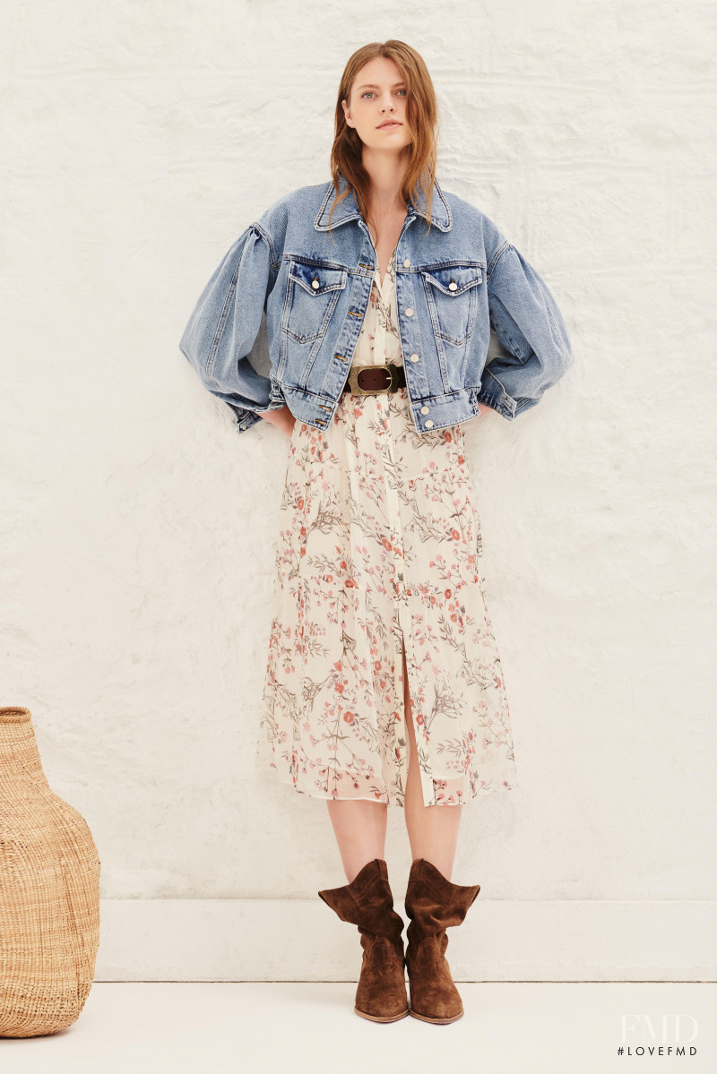 Natalia Bulycheva featured in  the ba&sh catalogue for Spring/Summer 2021