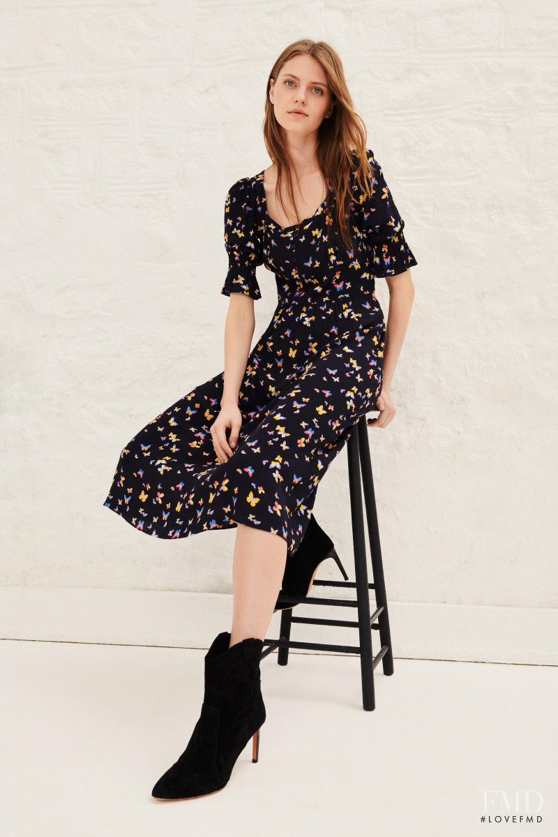 Natalia Bulycheva featured in  the ba&sh catalogue for Spring/Summer 2021