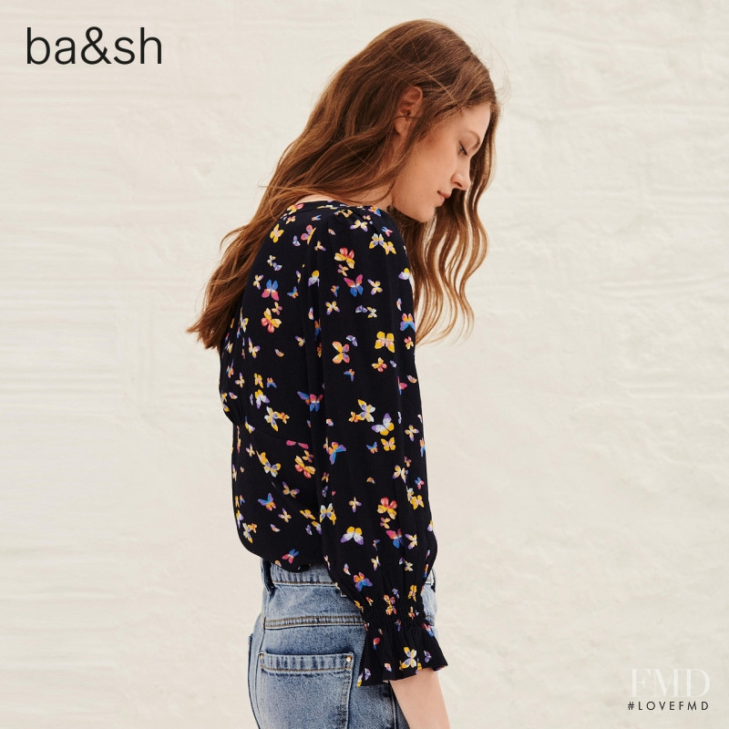 Natalia Bulycheva featured in  the ba&sh catalogue for Spring/Summer 2021