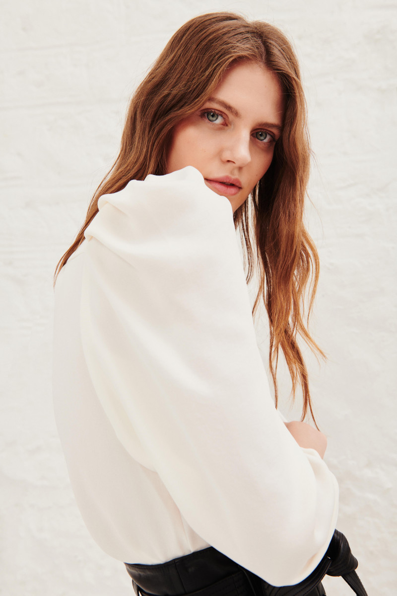 Natalia Bulycheva featured in  the ba&sh catalogue for Spring/Summer 2021