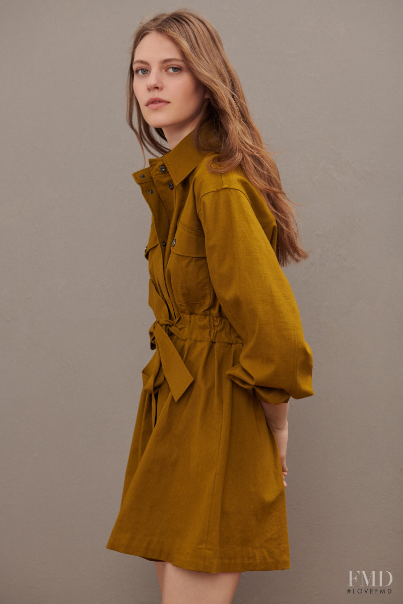 Natalia Bulycheva featured in  the ba&sh catalogue for Winter 2020