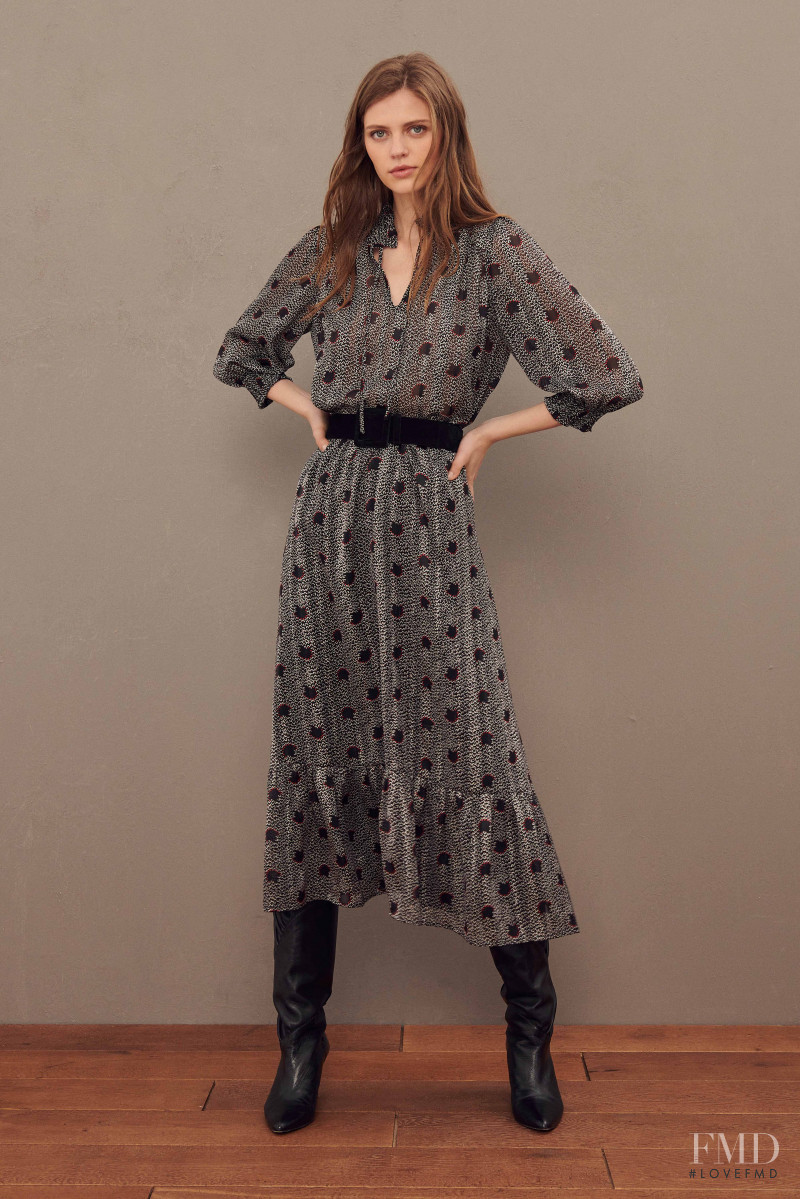 Natalia Bulycheva featured in  the ba&sh catalogue for Winter 2020