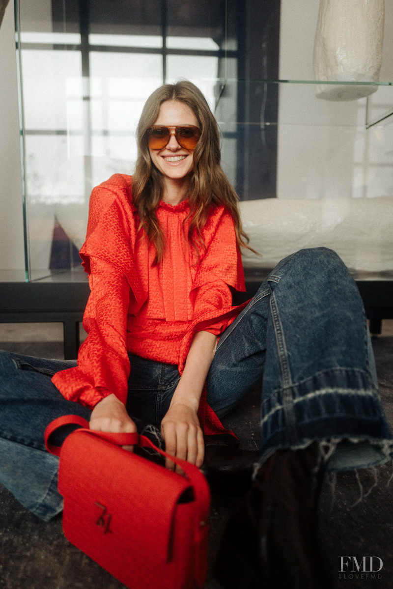 Natalia Bulycheva featured in  the Zadig & Voltaire lookbook for Spring/Summer 2021