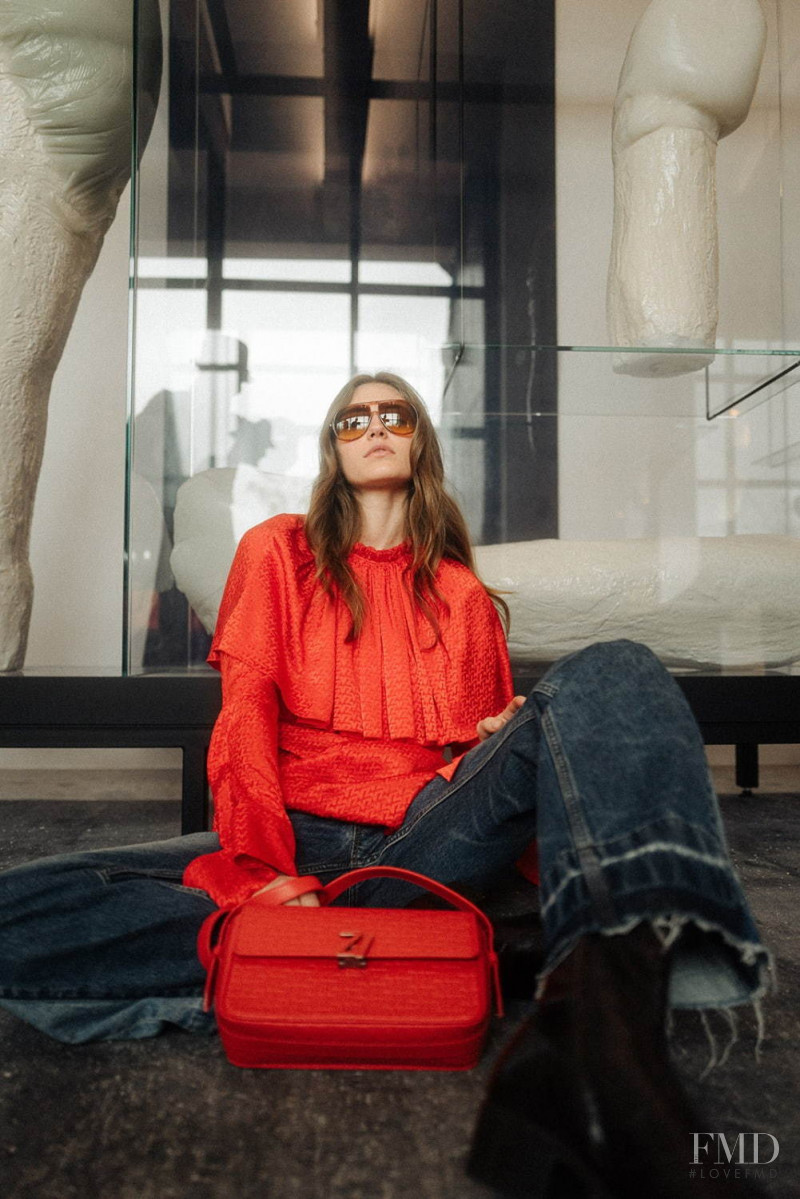 Natalia Bulycheva featured in  the Zadig & Voltaire lookbook for Spring/Summer 2021