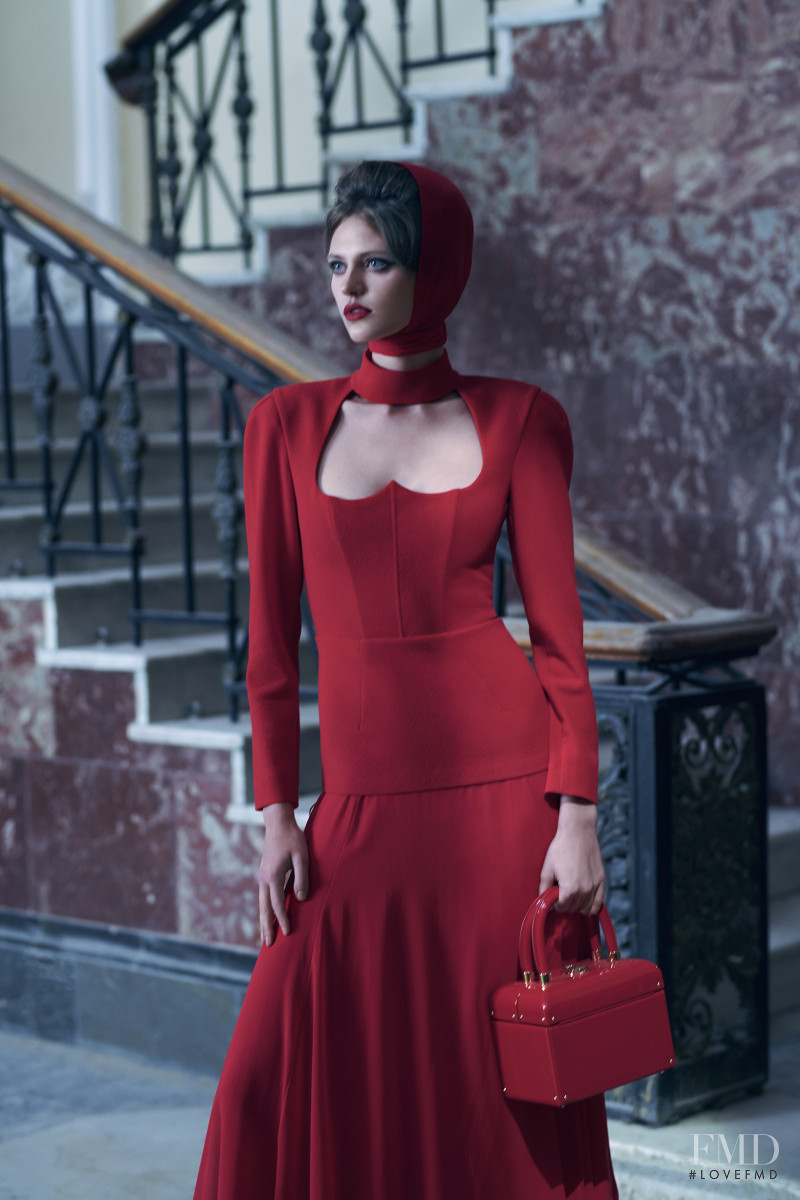 Natalia Bulycheva featured in  the Ulyana Sergeenko Demi-Couture lookbook for Autumn/Winter 2021