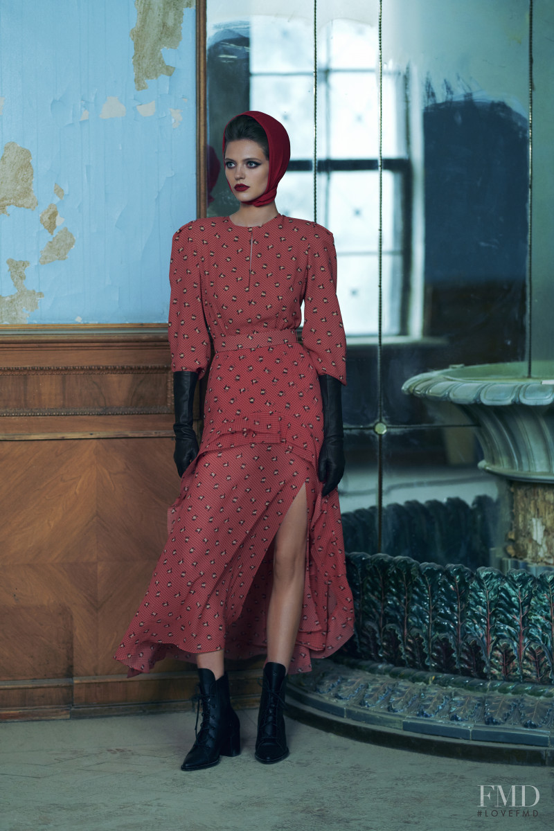 Natalia Bulycheva featured in  the Ulyana Sergeenko Demi-Couture lookbook for Autumn/Winter 2021