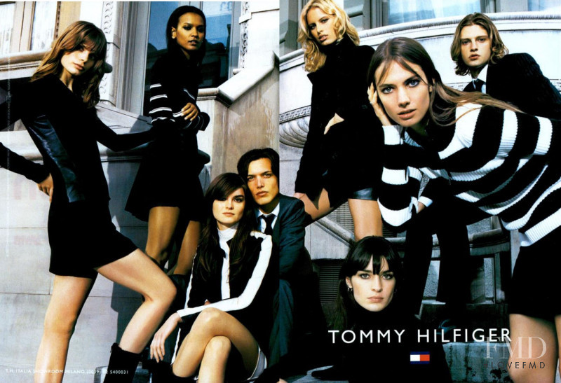 Adina Fohlin featured in  the Tommy Hilfiger advertisement for Autumn/Winter 2003