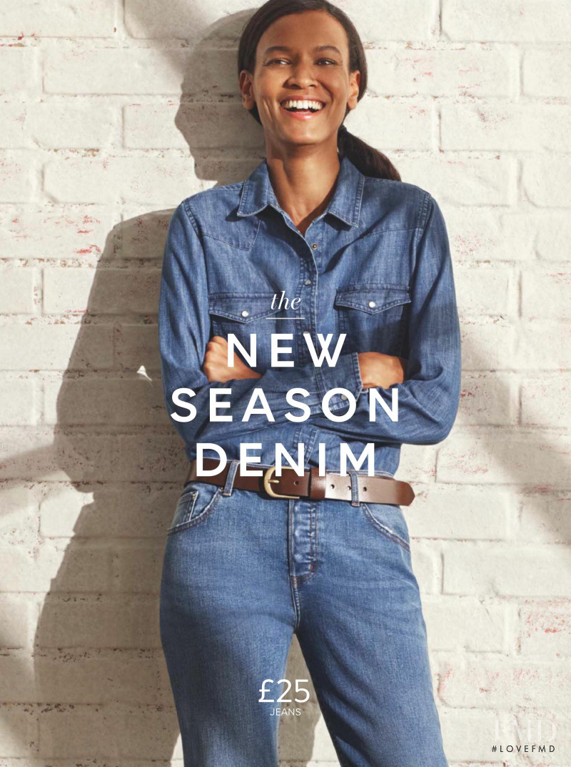 Liya Kebede featured in  the ONLY x M&S advertisement for Autumn/Winter 2016