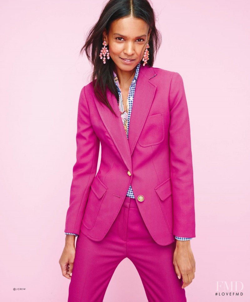 Liya Kebede featured in  the J.Crew advertisement for Fall 2016