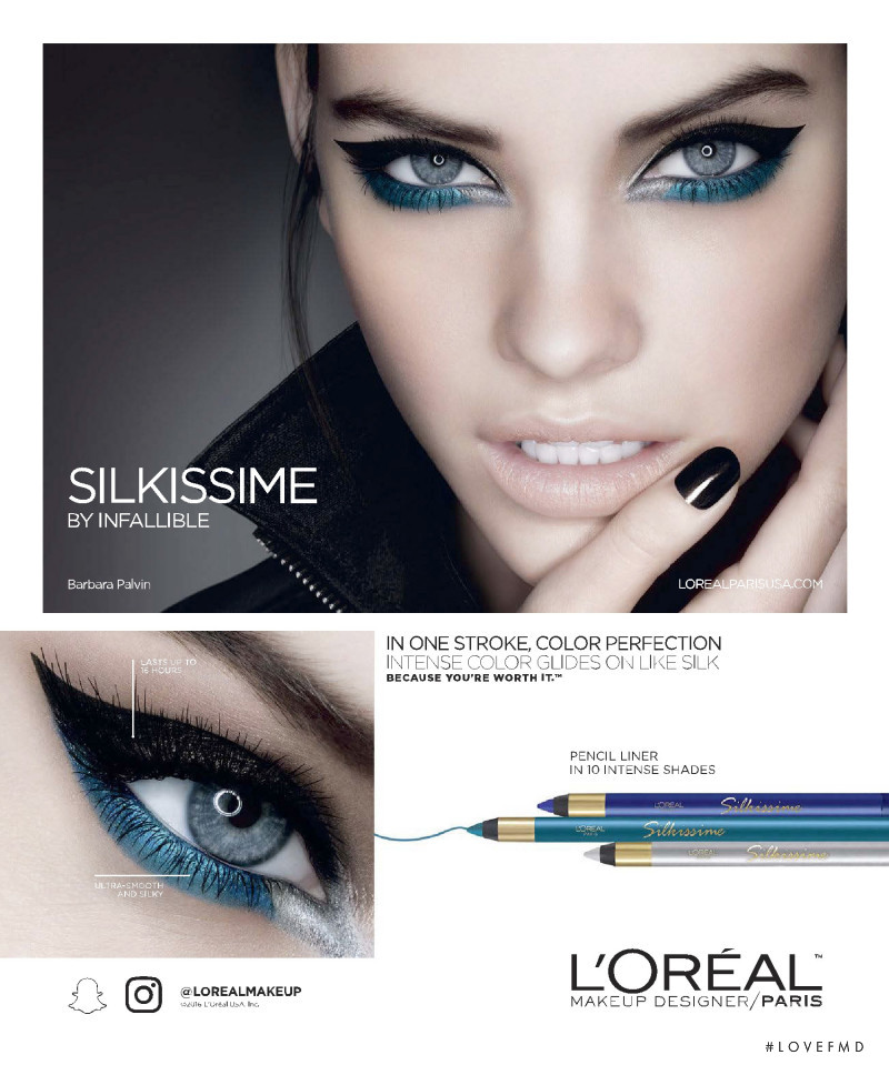 Barbara Palvin featured in  the L\'Oreal Paris Infalliable Pro-Glow advertisement for Autumn/Winter 2016
