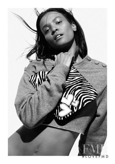 Liya Kebede featured in  the Hogan x Katie Grand advertisement for Autumn/Winter 2013