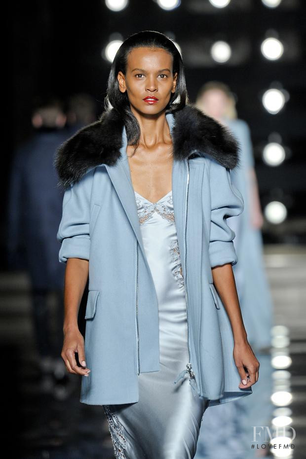 Liya Kebede featured in  the Ermanno Scervino fashion show for Pre-Fall 2013