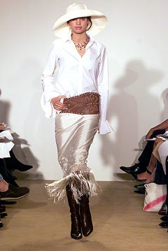 Ralph Lauren Collection fashion show for Spring/Summer 2002