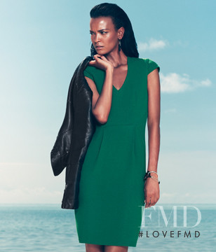 Liya Kebede featured in  the H&M advertisement for Spring 2012