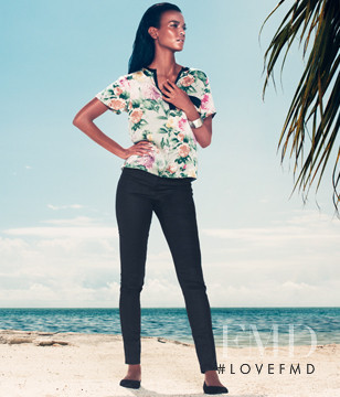 Liya Kebede featured in  the H&M advertisement for Spring 2012