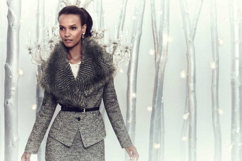 Liya Kebede featured in  the Ann Taylor lookbook for Winter 2011