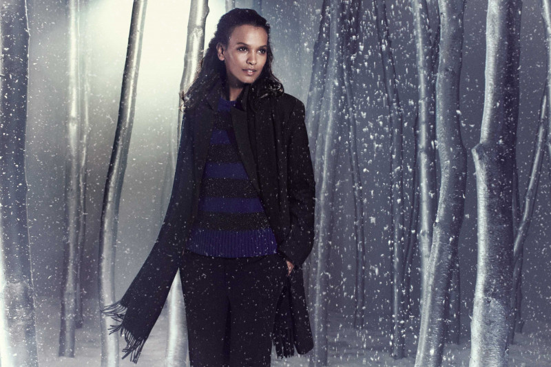 Liya Kebede featured in  the Ann Taylor lookbook for Winter 2011