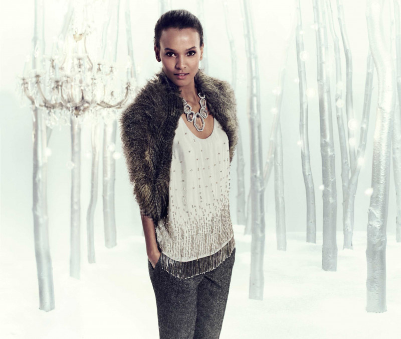 Liya Kebede featured in  the Ann Taylor lookbook for Winter 2011