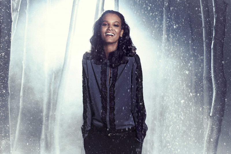 Liya Kebede featured in  the Ann Taylor lookbook for Winter 2011