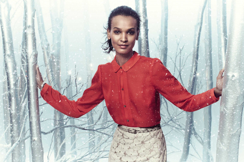 Liya Kebede featured in  the Ann Taylor lookbook for Winter 2011