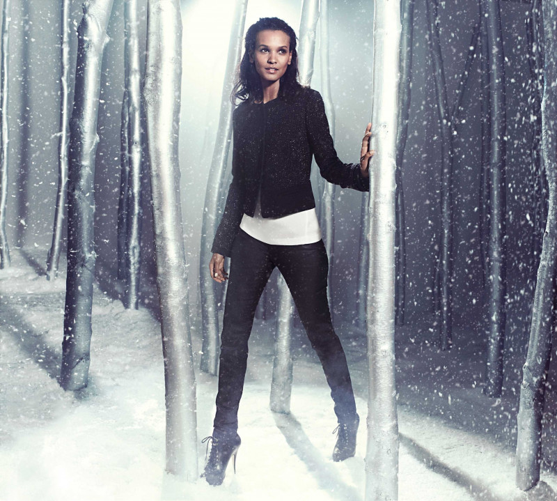 Liya Kebede featured in  the Ann Taylor lookbook for Winter 2011